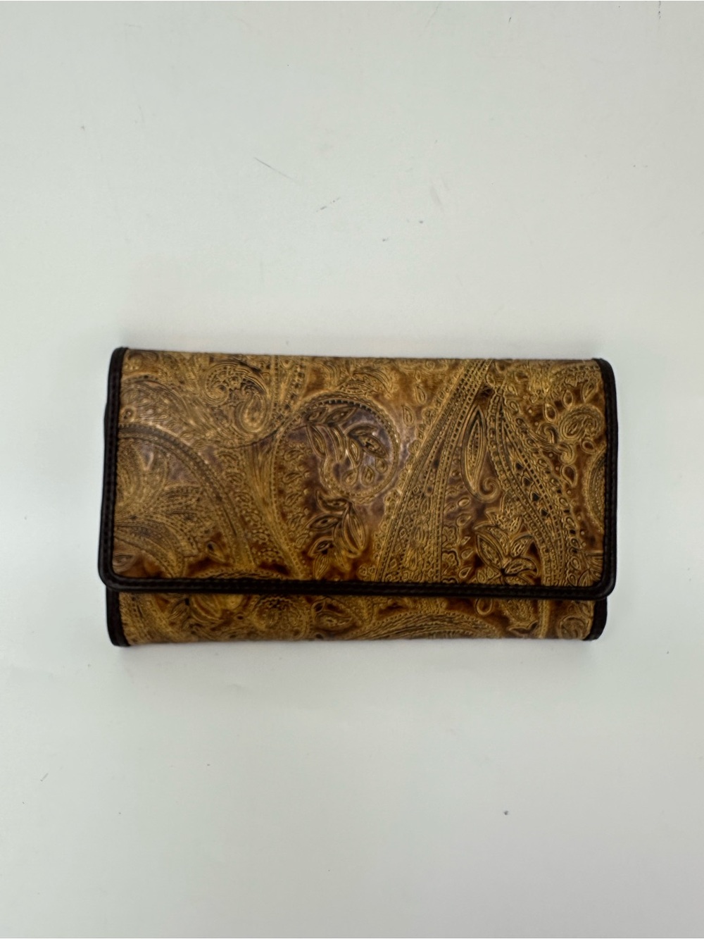Relic Women's  TriFold Wallet Brown Paisley